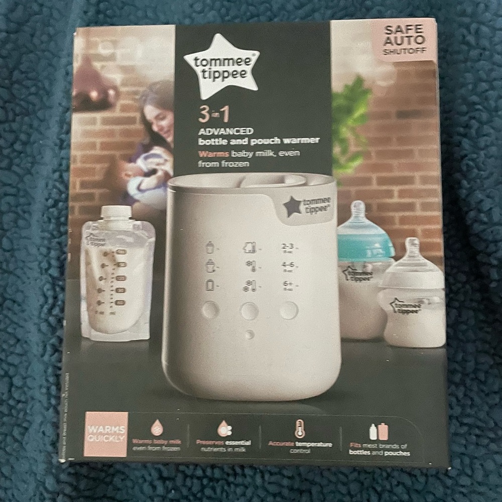 Tommee Tippee 3 in 1 Advanced Bottle & Pouch Warmer